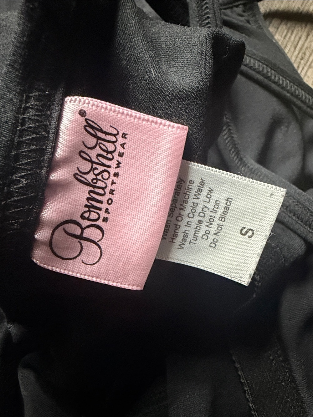 Bombshell sportswear Black Women's Active Jumpsuit - Picture 3 of 3